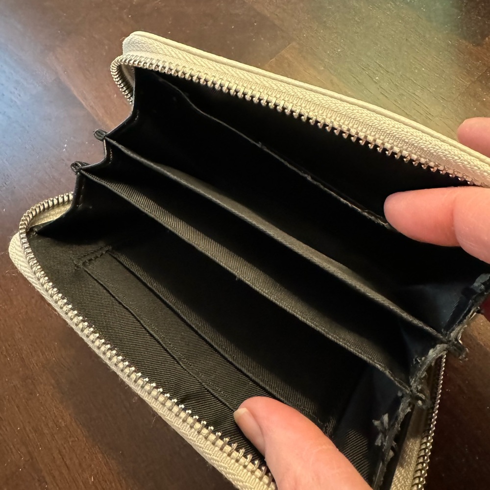 Embroidered Zip Wallet - Picture 2 of 3